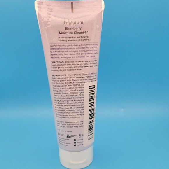 SEALED Anti-Aging Blackberry Moisture Cleanser - Naisture - Face - 150 ml - New - Picture 2 of 3